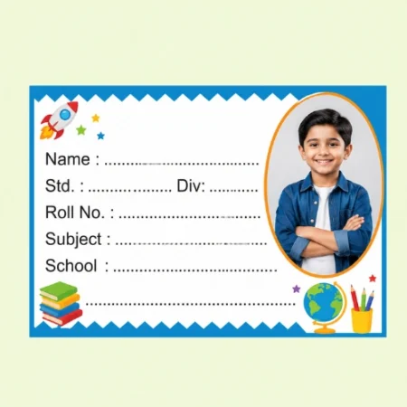 Personalized School Labels with Photo