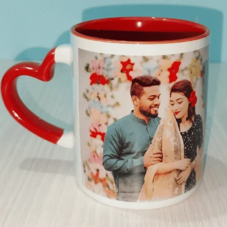 Personalized Heart Shaped Mug